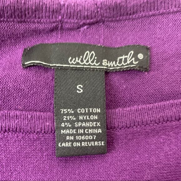 Willie Smith Dolman Sleeve Button Back size Small - Picture 4 of 5